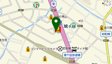 鳩ヶ谷駅出口2a タクシー乗り場の地図画像