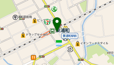 東浦和駅 タクシー乗り場の地図画像