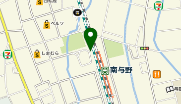 南与野駅西口 タクシー乗り場の地図画像