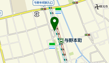 与野本町駅西口 タクシー乗り場の地図画像