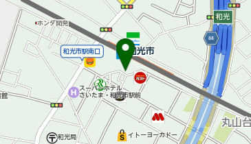 和光市駅南口 タクシー乗り場の地図画像