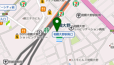 相模大野駅南口 タクシー乗り場の地図画像