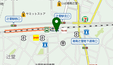 辻堂駅南口 タクシー乗り場の地図画像