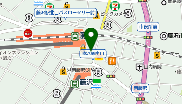 藤沢駅南口 タクシー乗り場の地図画像