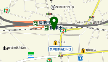 長津田駅南口 タクシー乗り場の地図画像