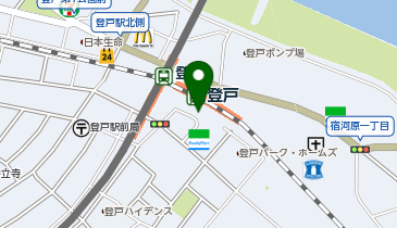 登戸駅生田緑地口 タクシー乗り場の地図画像