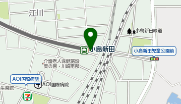 小島新田駅 タクシー乗り場の地図画像