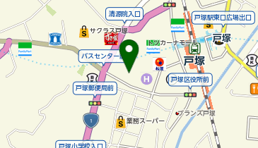 戸塚駅西口 タクシー乗り場の地図画像