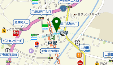 戸塚駅東口 タクシー乗り場の地図画像