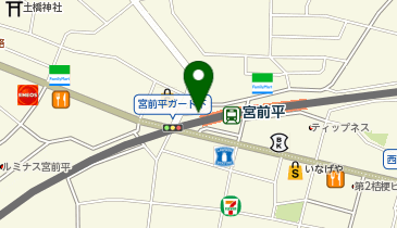 宮前平駅北口 タクシー乗り場の地図画像