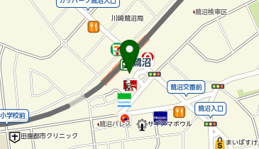 鷺沼駅 タクシー乗り場の地図画像
