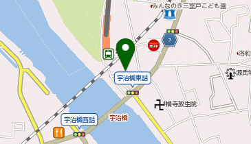 宇治(京阪線)駅出口2 タクシー乗り場の地図画像