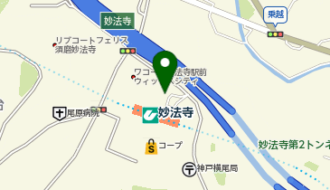 妙法寺(兵庫県)駅北出口 タクシー乗り場の地図画像