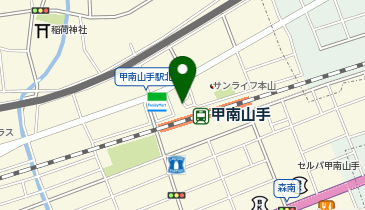 甲南山手駅 タクシー乗り場の地図画像