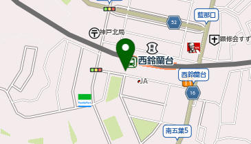 西鈴蘭台駅 タクシー乗り場の地図画像