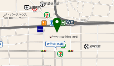 塚口(阪急線)駅南口 タクシー乗り場の地図画像