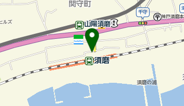 須磨駅 タクシー乗り場の地図画像