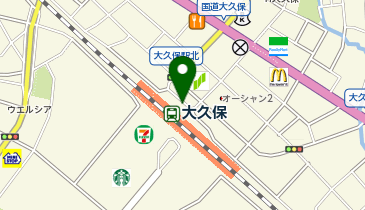 大久保(兵庫県)駅北口 タクシー乗り場の地図画像