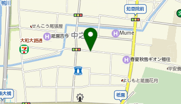 MKタクシー 祇園サンキンのりばの地図画像