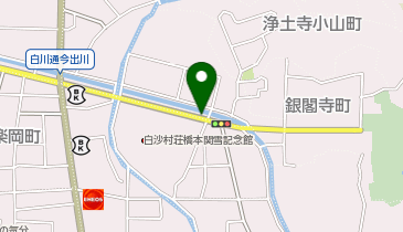 銀閣寺タクシー乗り場の地図画像
