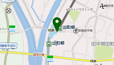 出町柳駅前タクシー乗り場の地図画像