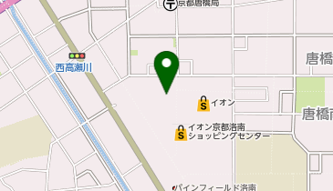 イオン京都洛南SCタクシー乗り場の地図画像