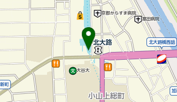 北大路駅3番口前タクシー乗り場の地図画像