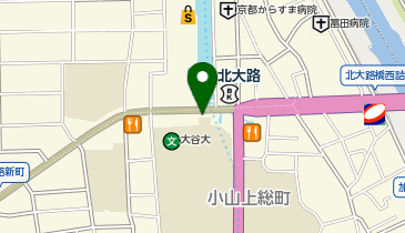 北大路駅6番口前タクシー乗り場の地図画像