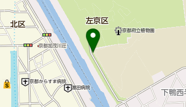 植物園前タクシー乗り場の地図画像
