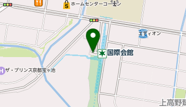 国際会館駅前タクシー乗り場の地図画像