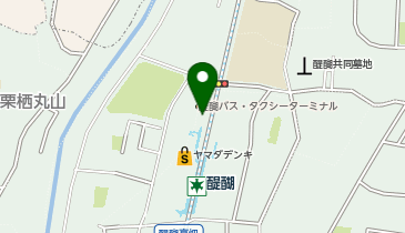 醍醐バスターミナル内タクシー乗り場の地図画像