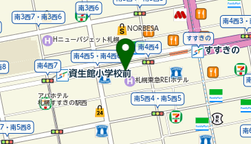 札幌東急REIホテル前タクシー乗り場の地図画像