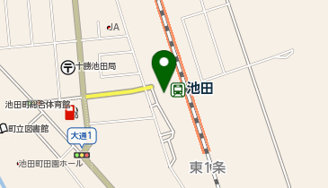 JR池田駅前タクシー乗り場の地図画像