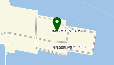 稚内フェリーターミナルタクシー乗り場の地図画像