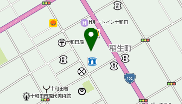 十和田市まちなか交通広場タクシー乗り場の地図画像