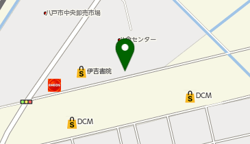 八食センター駐車場内タクシー乗り場の地図画像