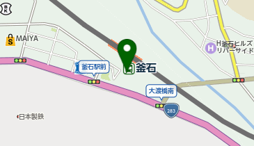 釜石駅前タクシー乗り場の地図画像