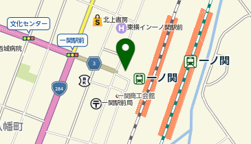 一ノ関駅西口タクシー乗り場1の地図画像