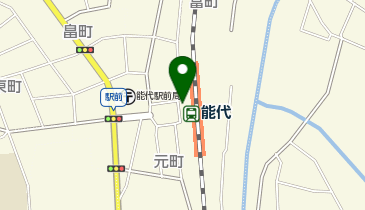 能代駅タクシーのりばの地図画像