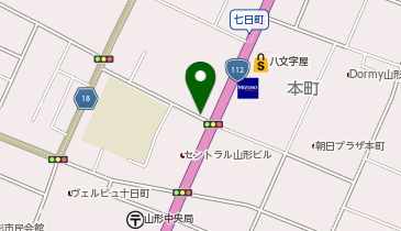 本町タクシー乗り場の地図画像