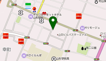 山交ビル前タクシー乗り場の地図画像