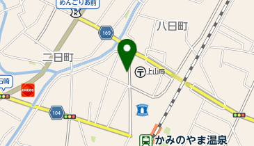 株式会社上山タクシー 配車センター タクシー乗り場の地図画像