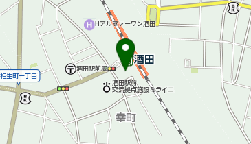 酒田駅前タクシー乗り場の地図画像