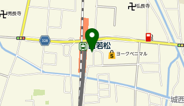 西若松駅前タクシー乗り場の地図画像