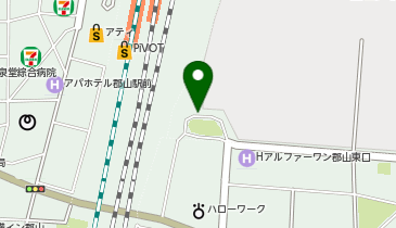 郡山駅東口タクシー乗り場の地図画像