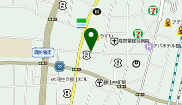 うすい百貨店前タクシー乗り場の地図画像