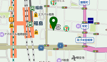 辰巳屋ビル前タクシー乗り場の地図画像