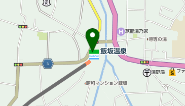 飯坂温泉駅前タクシー乗り場の地図画像