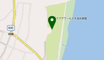 大洗水族館タクシー乗り場の地図画像