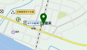 潮来駅前タクシー乗り場の地図画像